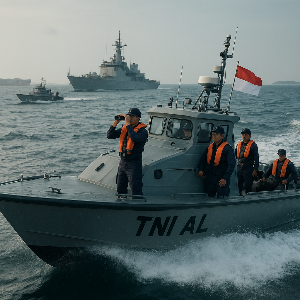 Operasi Patroli TNI AL Intensif di Selat Malaka