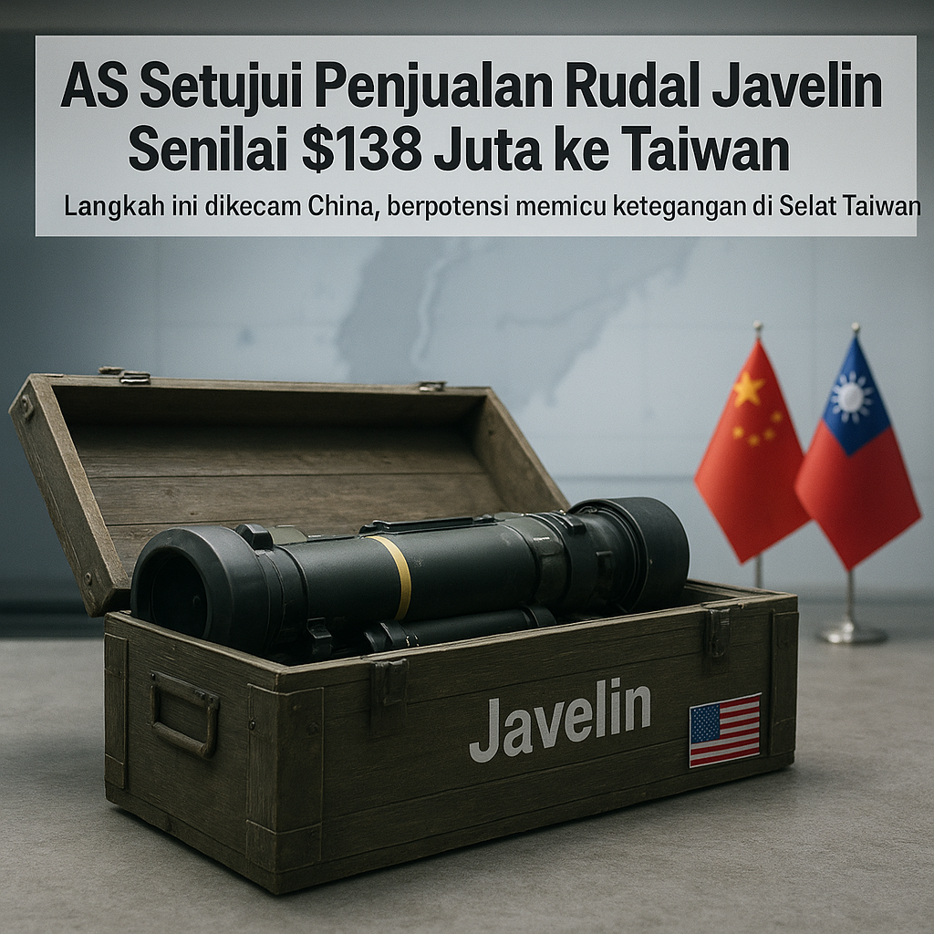 AS Setujui Penjualan Rudal Javelin Senilai $138 Juta ke Taiwan