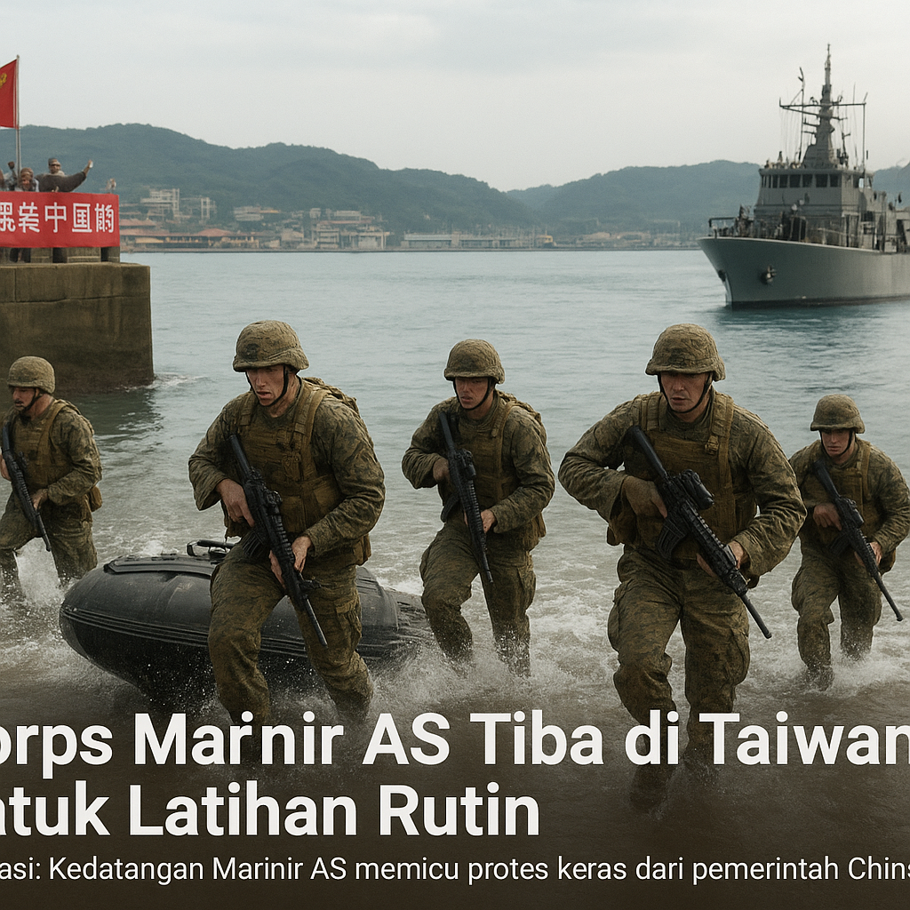 Korps Marinir AS Tiba di Taiwan untuk Latihan Rutin