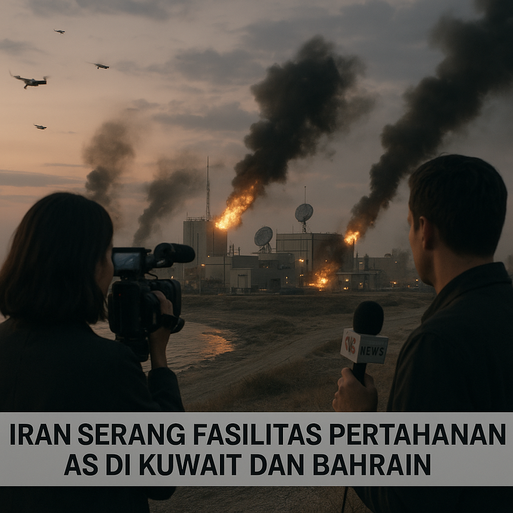 Iran Serang Fasilitas Pertahanan AS di Kuwait dan Bahrain