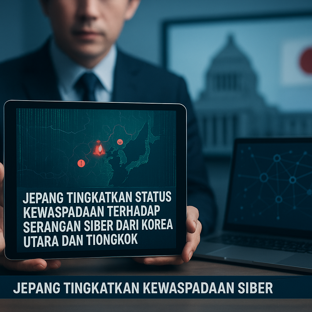 Jepang Tingkatkan Status Kewaspadaan Terhadap Serangan Siber dari Korea Utara dan Tiongkok