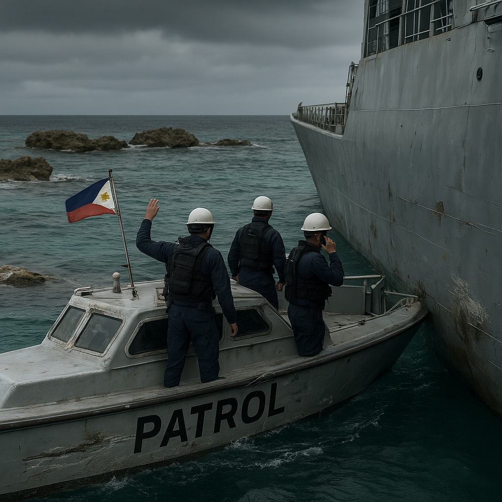 Militer Filipina: Kapal China Tabrak Kapal Patroli Filipina di Karang Scarborough