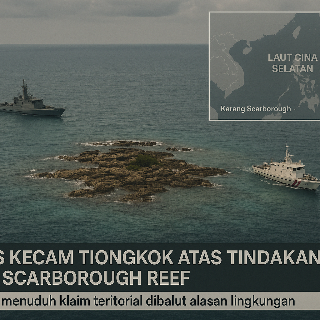 AS Kecam Tiongkok Atas Tindakan di Scarborough Reef