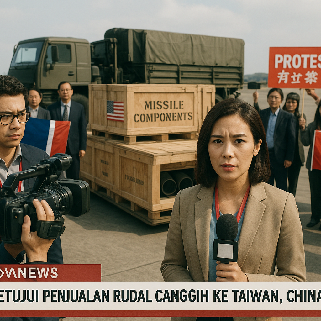 AS Setujui Penjualan Rudal Canggih ke Taiwan, China Protes