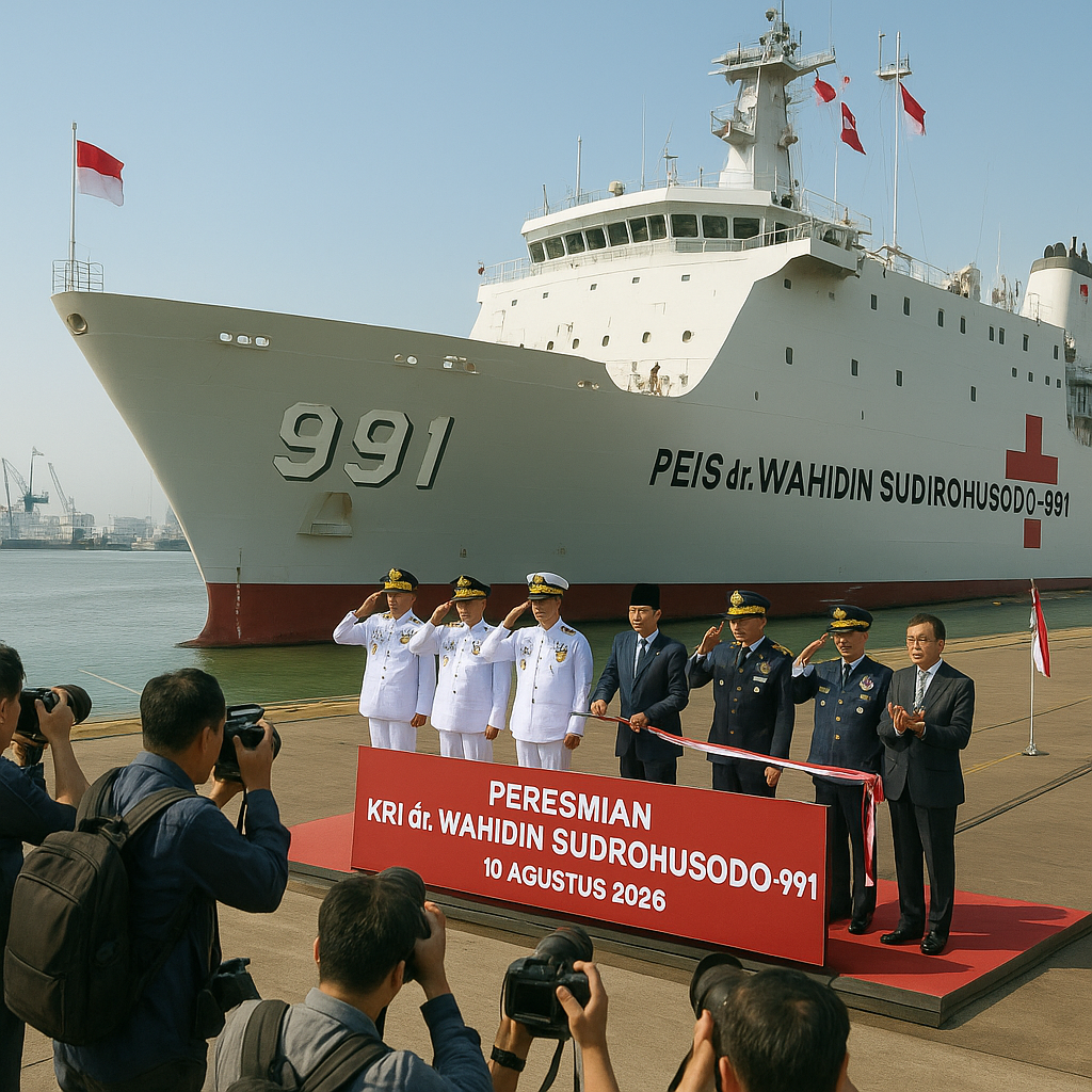KRI dr. Wahidin Sudirohusodo-991 Resmi Masuki Jajaran Koarmada II