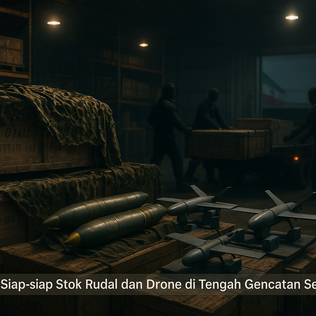 Iran Siap-siap Stok Rudal dan Drone di Tengah Gencatan Senjata