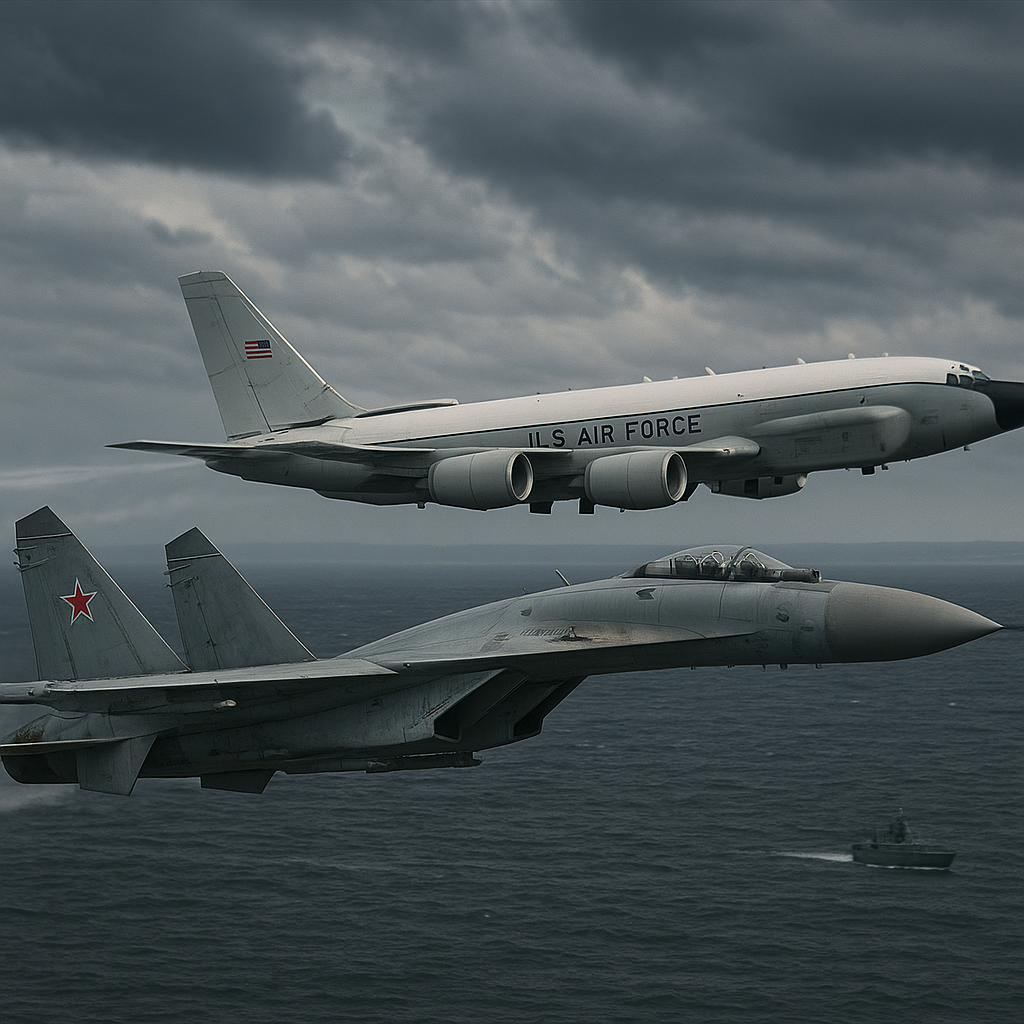 Pesawat Tempur Rusia dan NATO Hadang Satu Sama Lain di Atas Laut Hitam