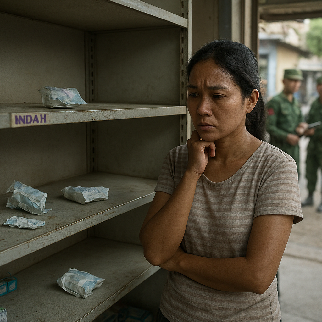 Junta Myanmar Perluas Larangan Penjualan Pembalut Wanita