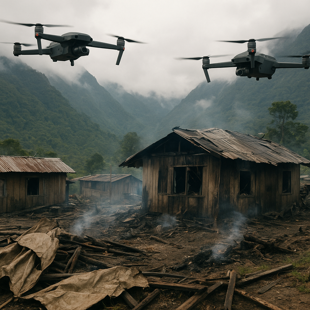 TPNPB Klaim Markas di Puncak Jaya Diserang Drone Militer
