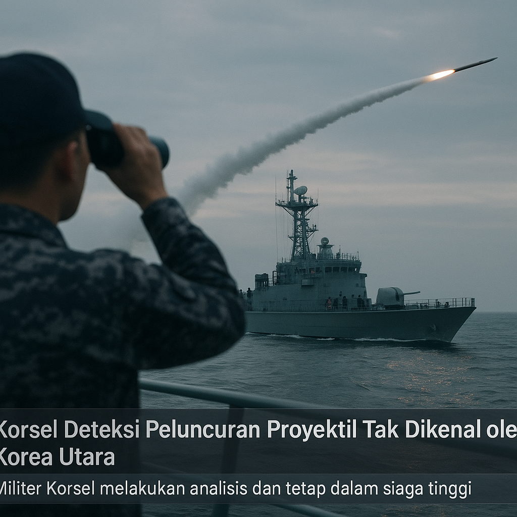 Korsel Deteksi Peluncuran Proyektil Tak Dikenal oleh Korea Utara