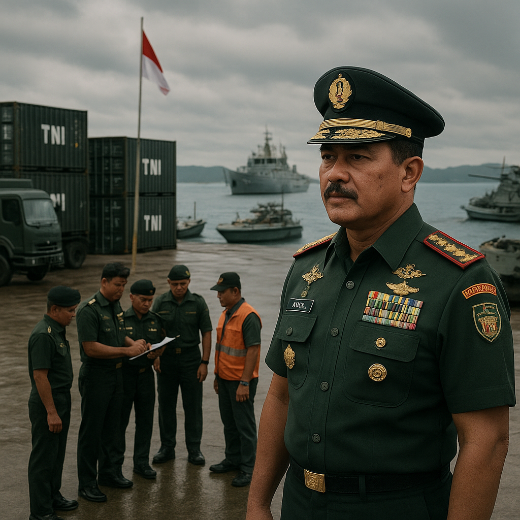 Panglima TNI Tinjau Kesiapan Latihan Gabungan di Natuna