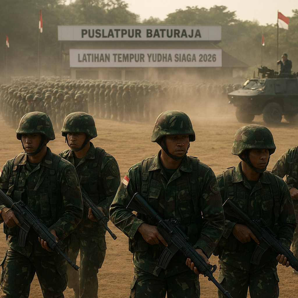TNI AD Kerahkan 1.500 Personel untuk Latihan Tempur Yudha Siaga