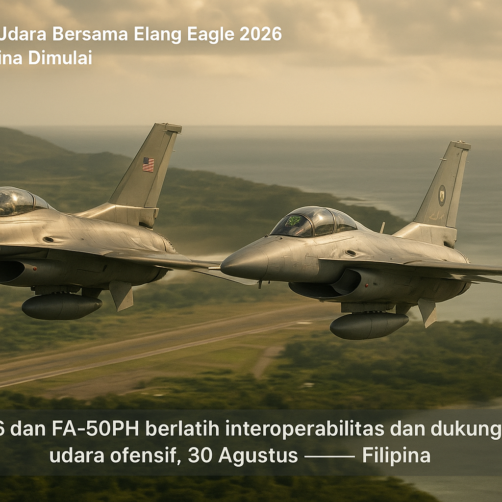 Latihan Udara Bersama Elang Eagle 2026 AS-Filipina Dimulai