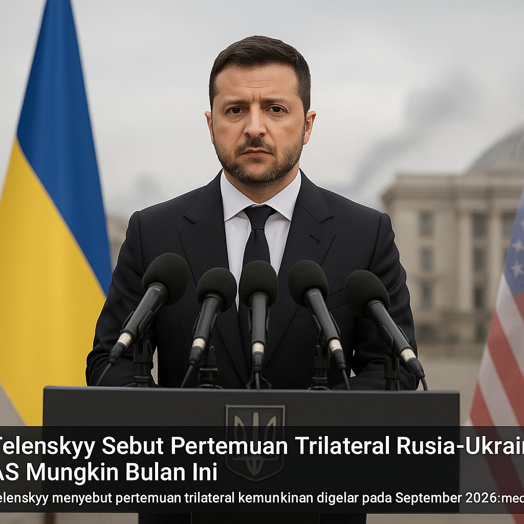 Zelenskyy Sebut Pertemuan Trilateral Rusia-Ukraina-AS Mungkin Bulan Ini