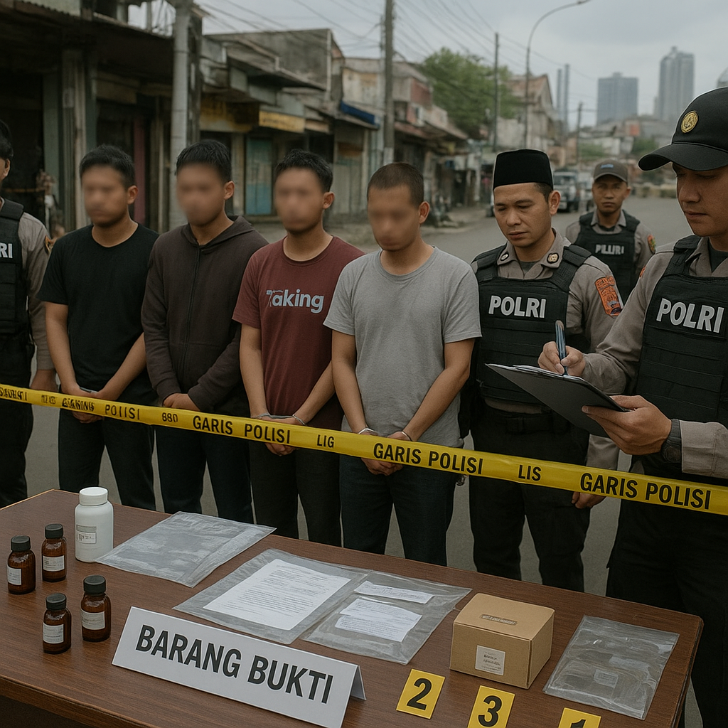Polri Amankan 5 Orang Terduga Teroris di Bekasi dan Tangerang, Diduga Rencanakan Aksi di Ibu Kota