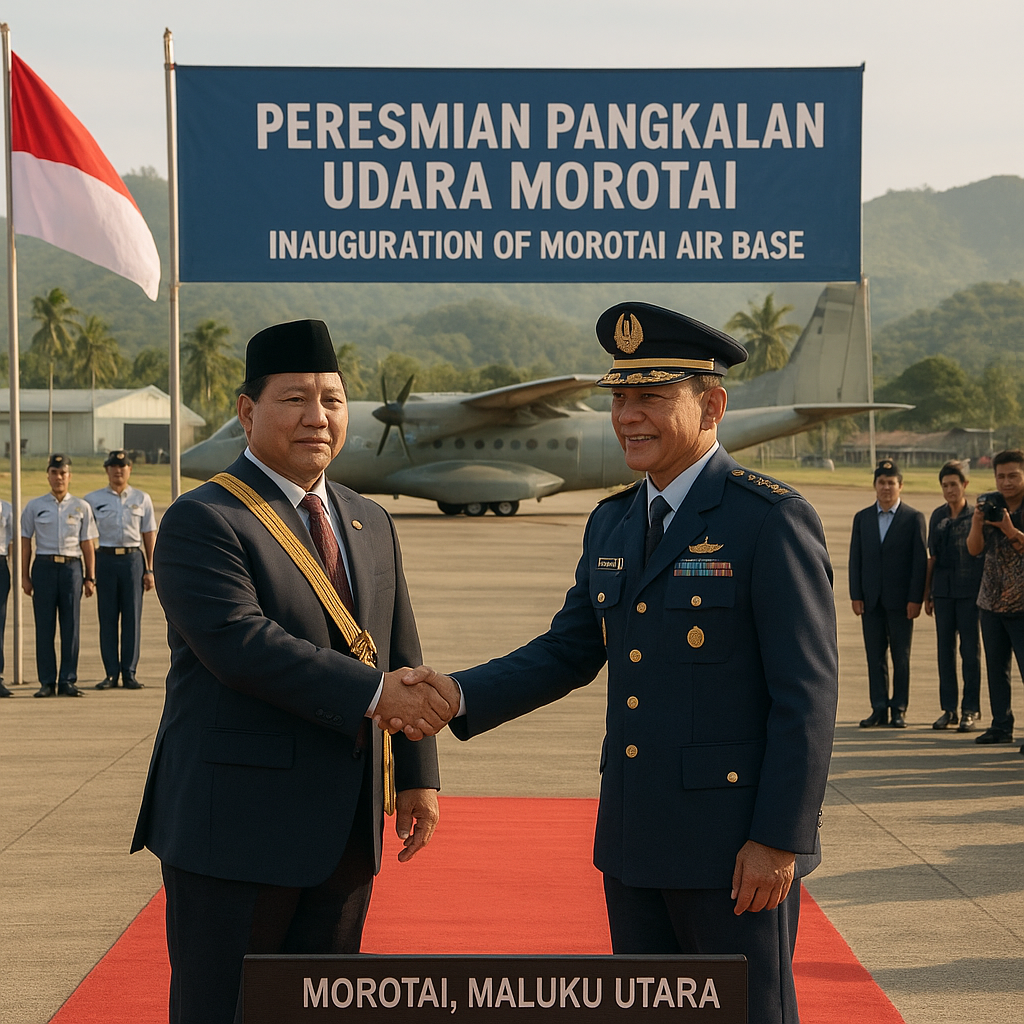 Kemhan RI Resmikan Pangkalan Udara Baru di Morotai, Tingkatkan Pengawasan di Kawasan Timur Indonesia
