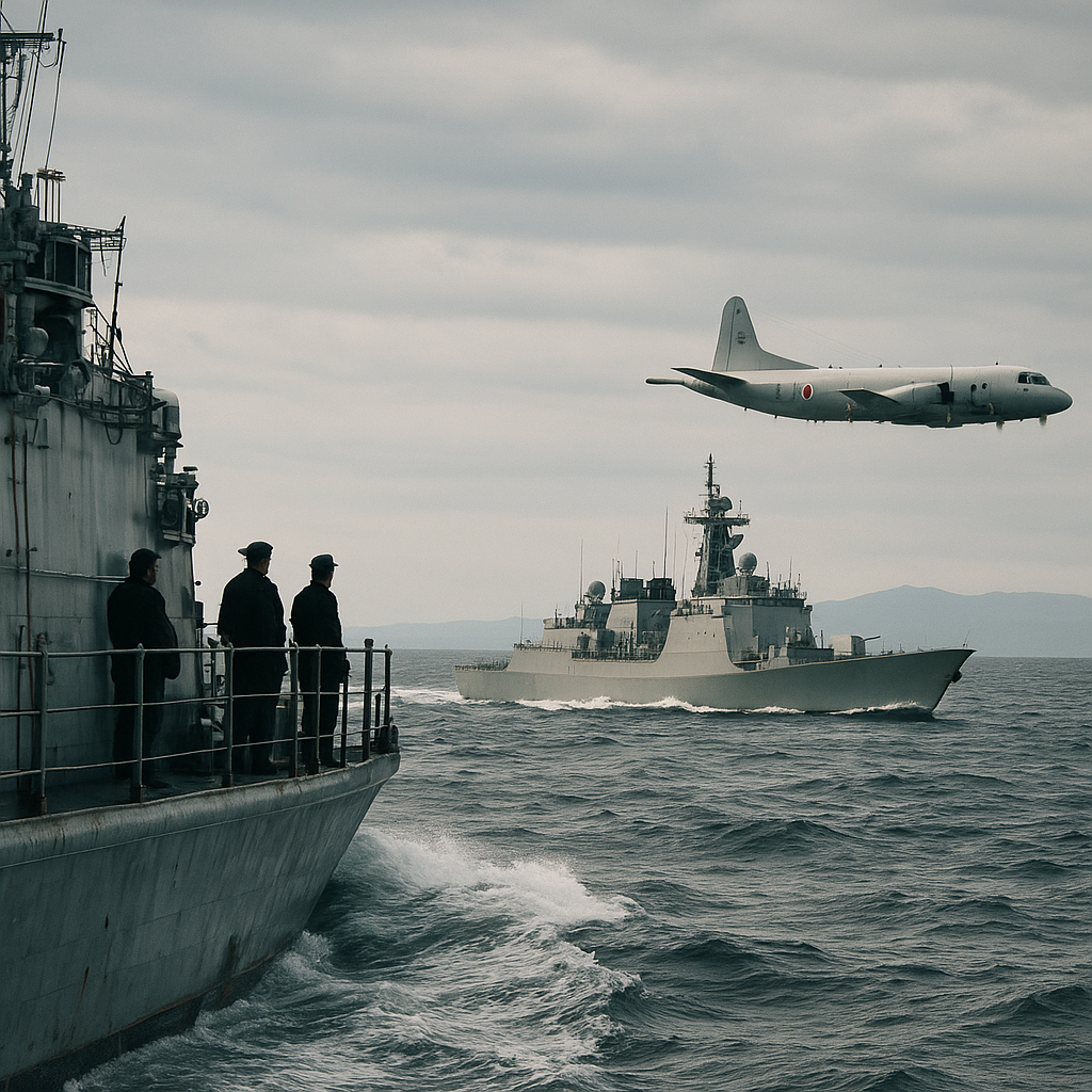 Kapal Perang Rusia dan China Lakukan Patroli Gabungan di Laut Jepang, Jepang Kerahkan Pesawat Pengintai