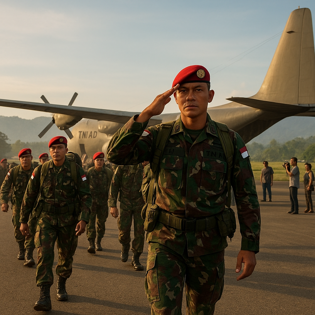 TNI Kirim Batalyon Baru ke Papua untuk Perkuat Keamanan Pasca-Konflik