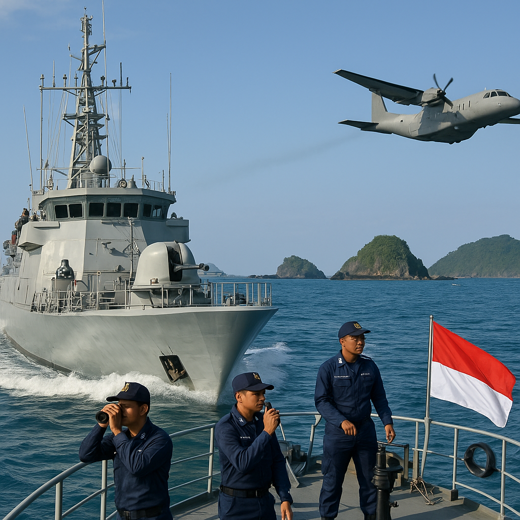 TNI AL Kerahkan KRI dan Pesawat Patroli Amankan Natuna dari Pelanggaran