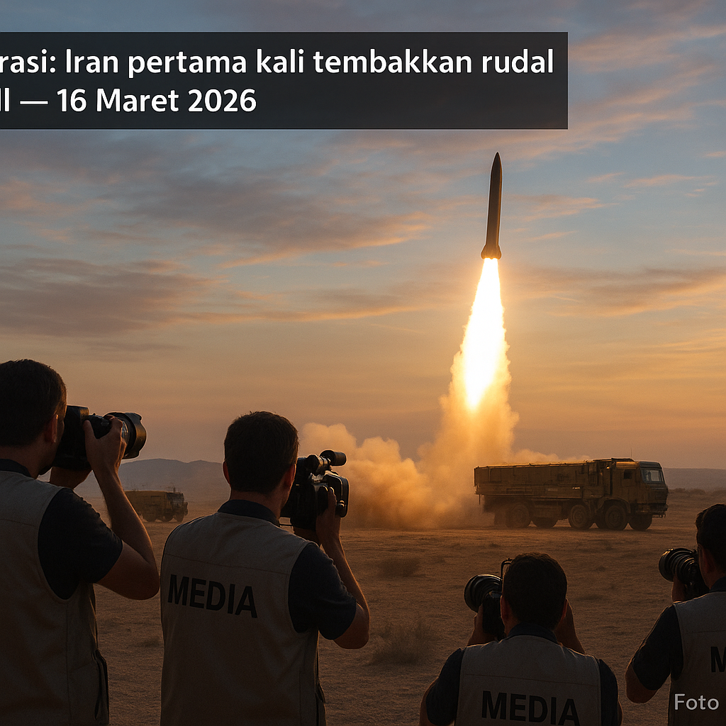Iran Pertama Kali Tembakkan Rudal Sejjil, Targetkan Pusat Komando Israel
