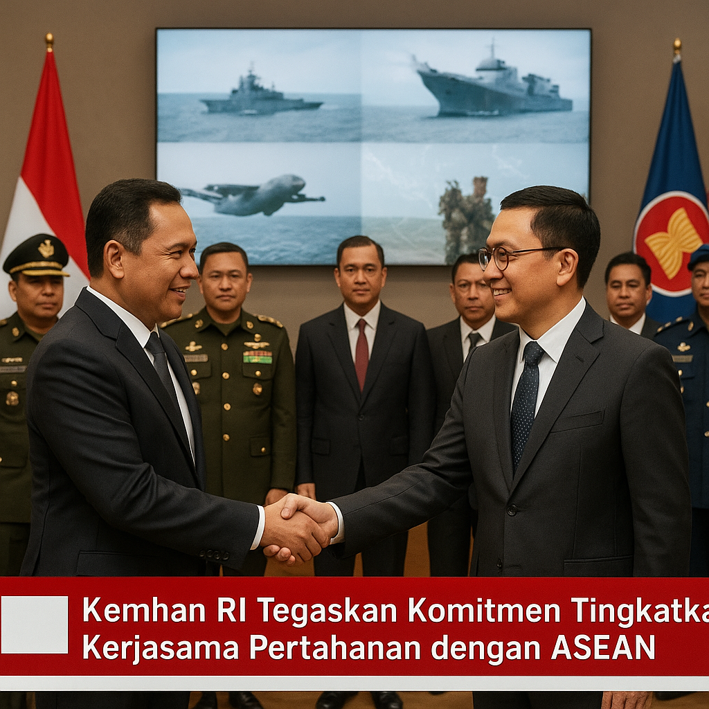 Kemhan RI Tegaskan Komitmen Tingkatkan Kerjasama Pertahanan dengan ASEAN