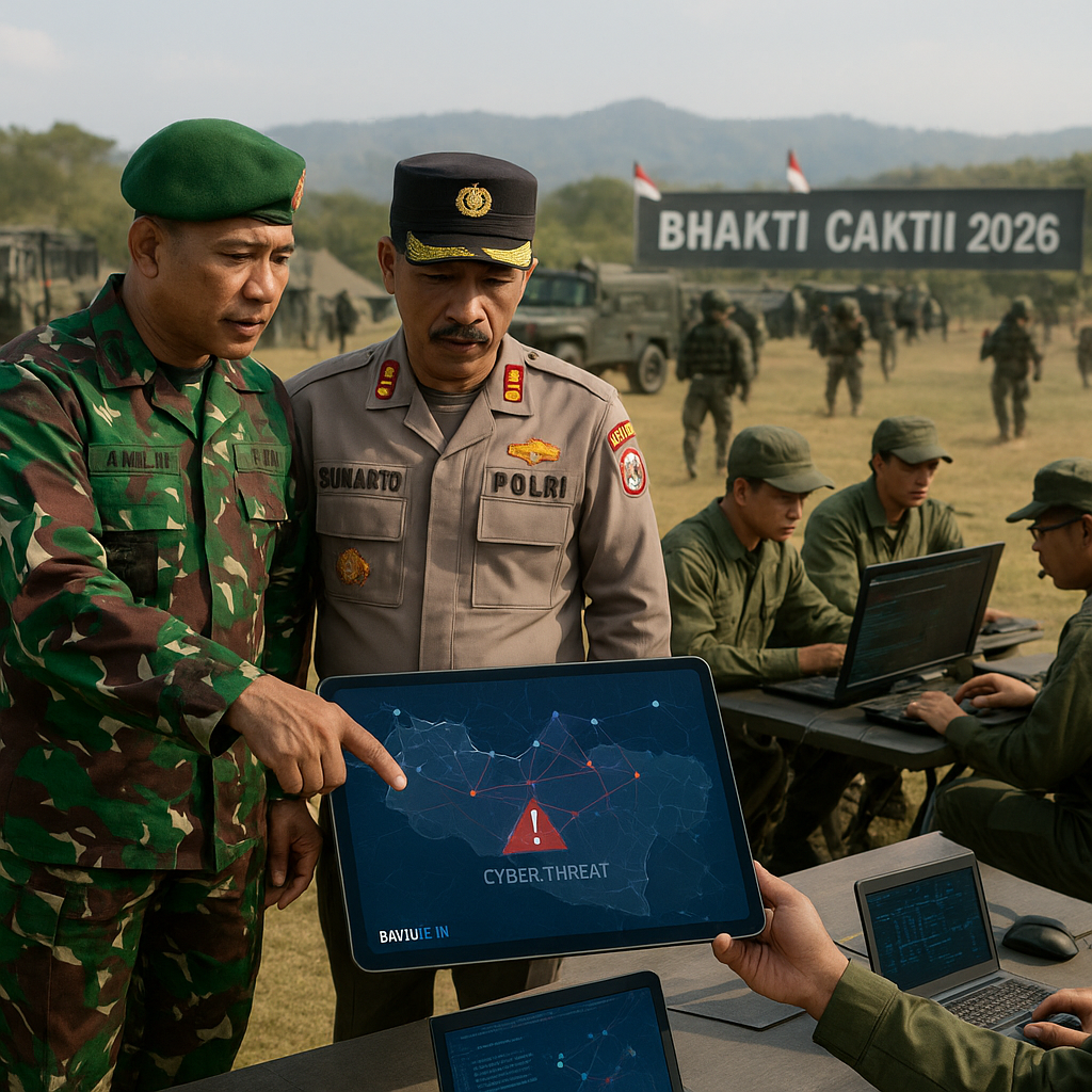 Latihan Gabungan TNI-Polri 'Bhakti Cakti 2026' Fokus Tangani Ancaman Siber dan Teror