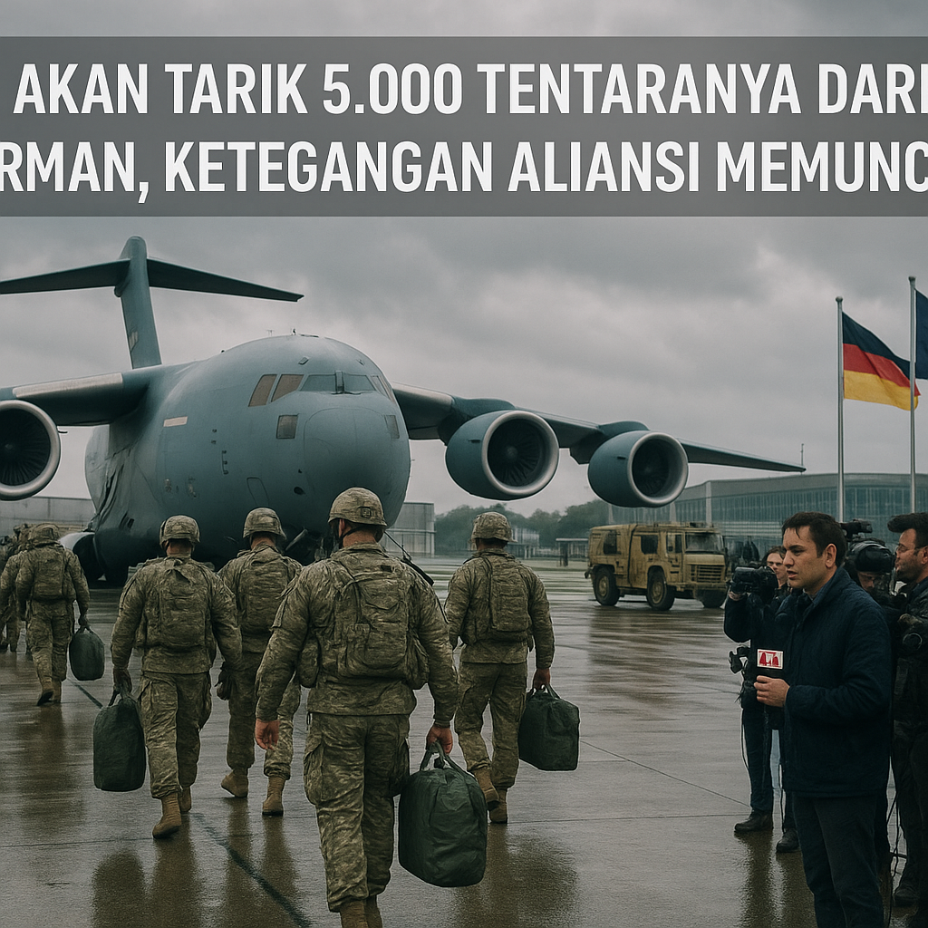 AS Akan Tarik 5.000 Tentaranya dari Jerman, Ketegangan Aliansi Memuncak