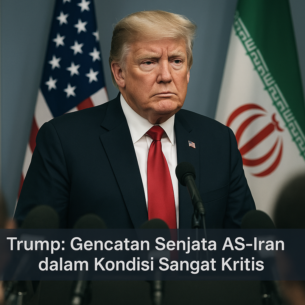 Trump: Gencatan Senjata AS-Iran dalam Kondisi Sangat Kritis