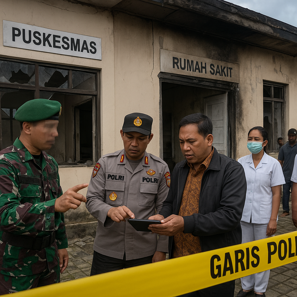 TNI Diminta Tindak Tegas Pelaku Perusakan Fasilitas Kesehatan di Papua