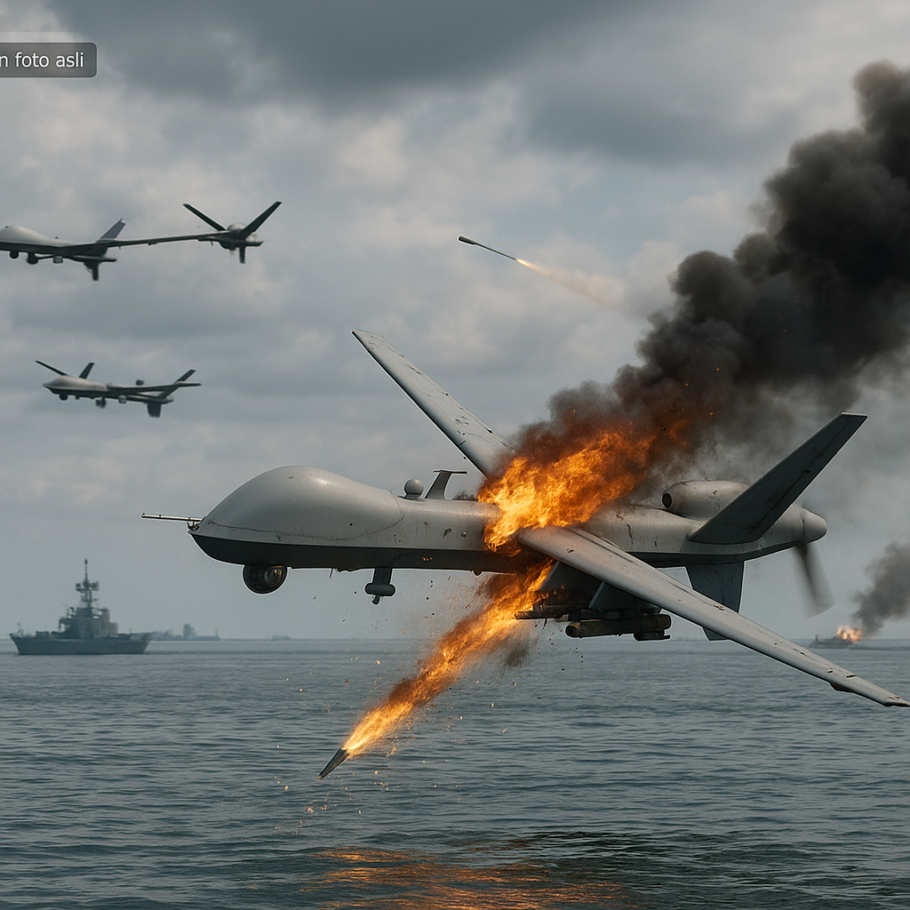 Iran Klaim Hancurkan 20 Persen Armada Drone MQ-9 Reaper AS