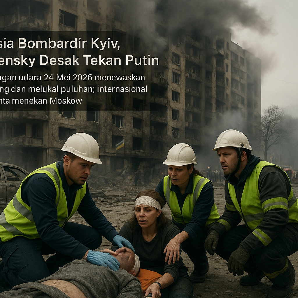 Rusia Bombardir Kyiv, Zelensky Desak Tekan Putin