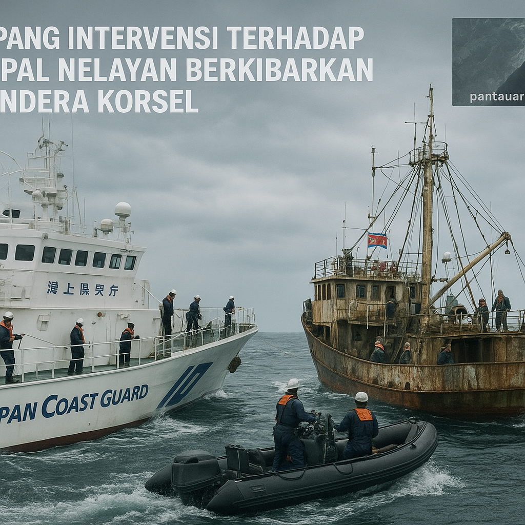 Jepang Tangkap Kapal Penangkap Ikan DPRK Pelanggar Embargo Nuklir PBB